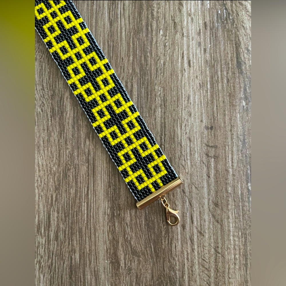 Loom Beaded Bracelet Handmade Made